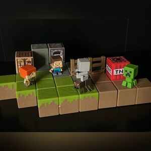 cute minecraft display or play-set